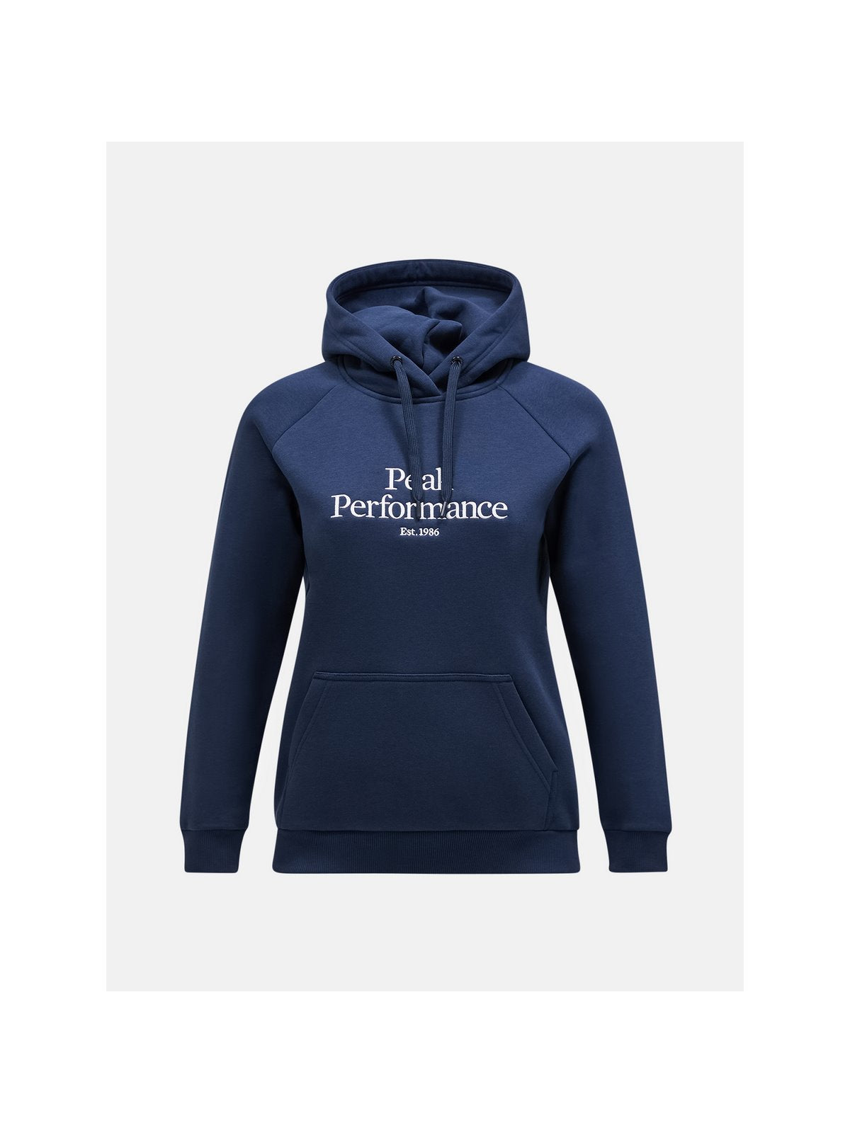 Bluza z kapturem damska Peak Performance W Original Hood niebieska