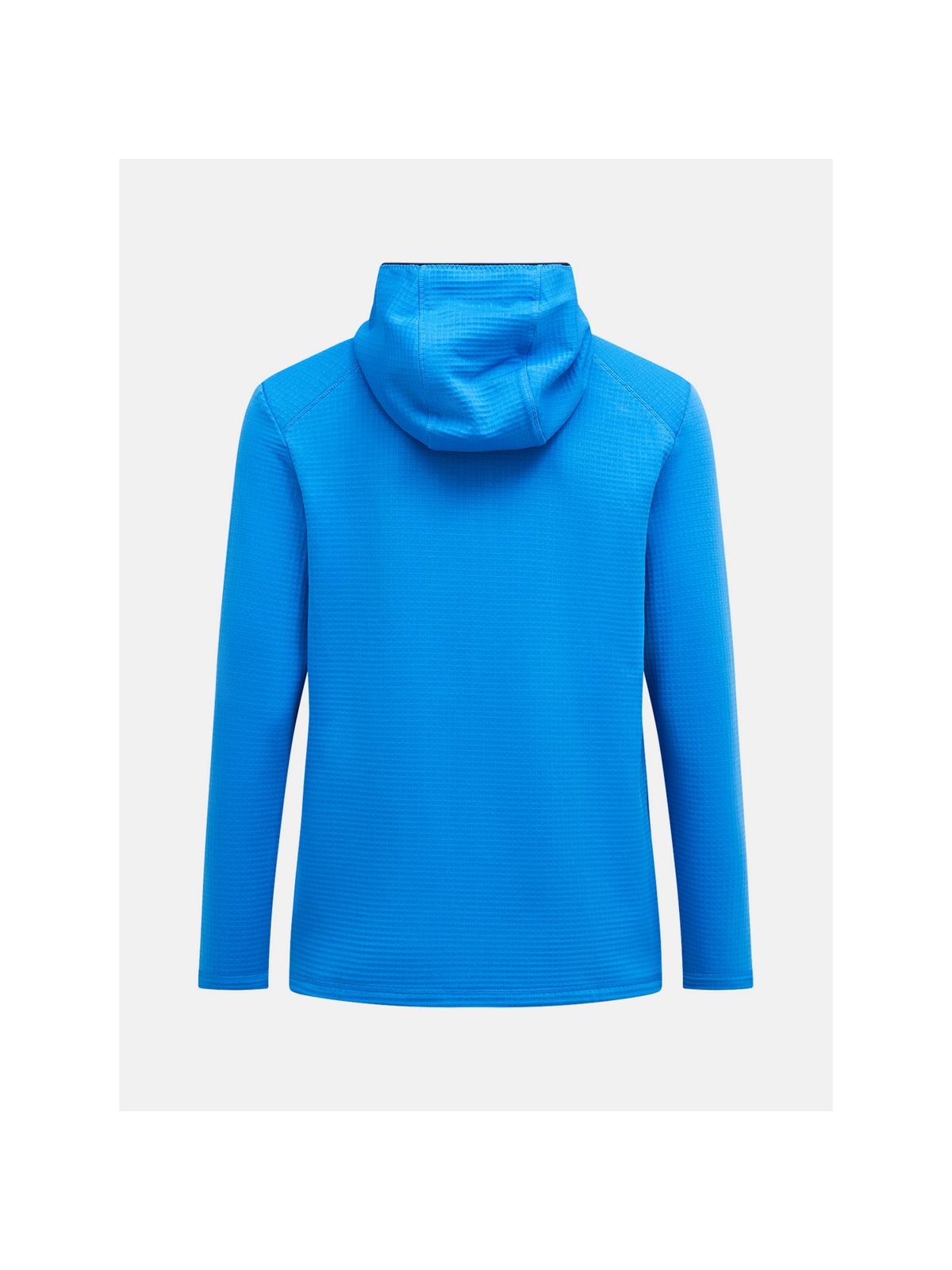 Bluza PEAK PERFORMANCE M Trail Polartec Zip Hood niebieski