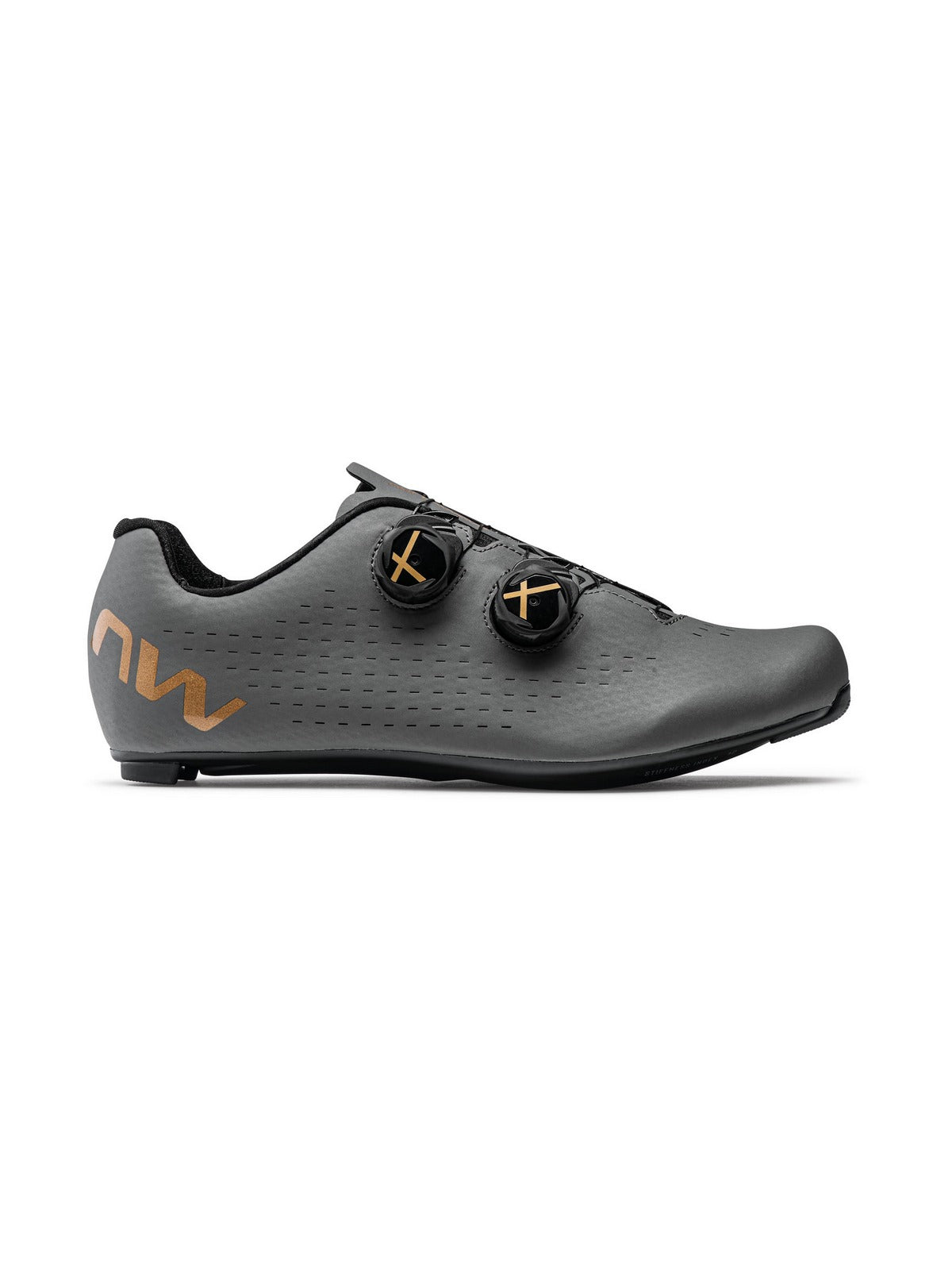 Buty rowerowe NORTHWAVE Revolution 3 ciemny szary/złoty - Adventure Sports