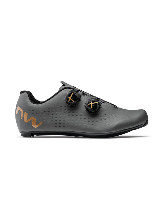 Buty rowerowe NORTHWAVE Revolution 3 ciemny szary/złoty - Adventure Sports
