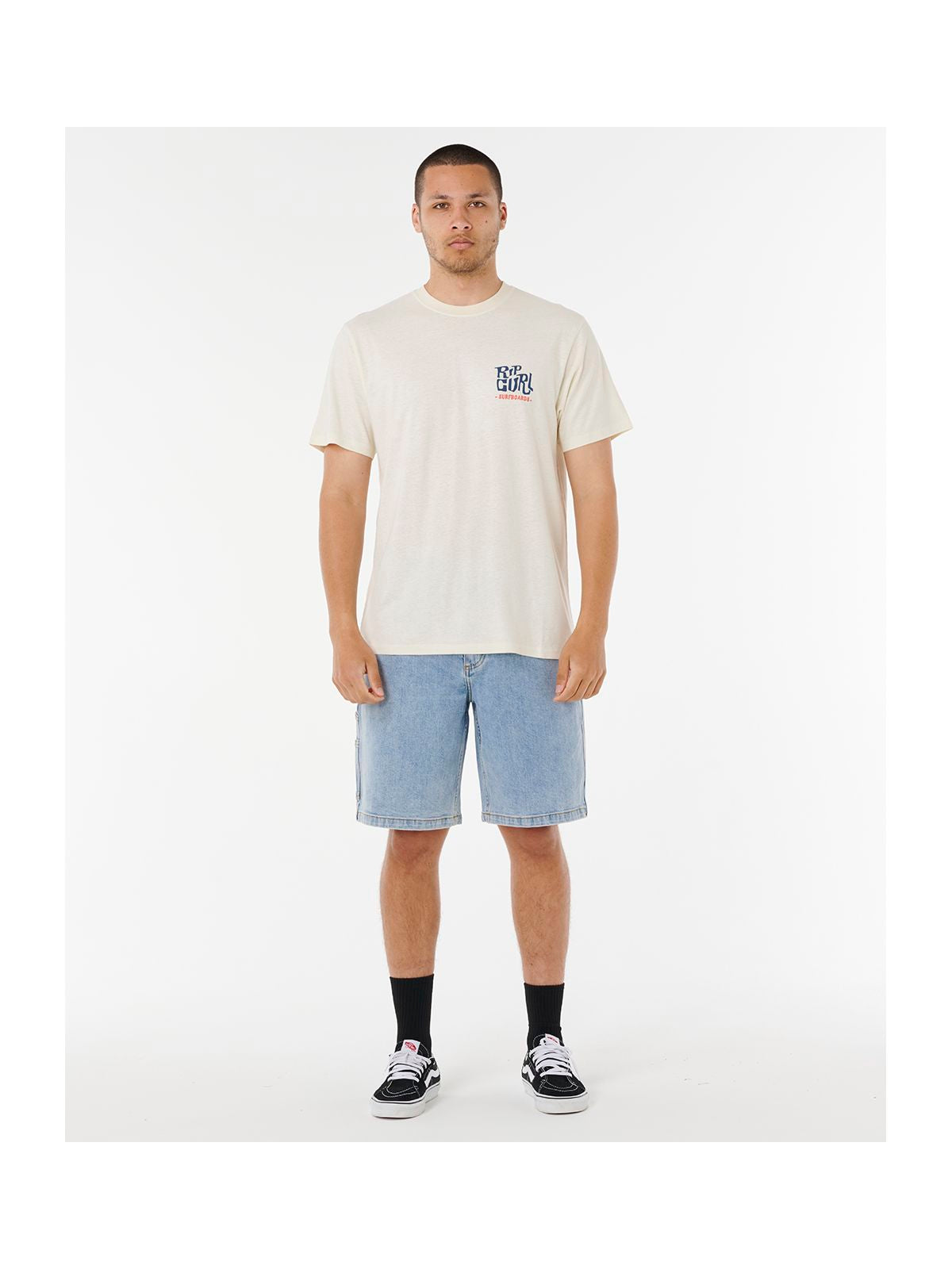 Koszulka RIP CURL SHAPER ADDRESS TEE beżowa