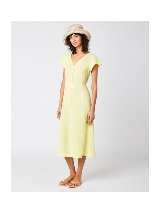 Sukienka RIP CURL Premium Surf Long Dress żółty - Adventure Sports
