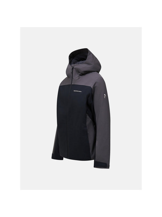 Kurtka narciarska męska PEAK PERFORMANCE Maroon Blocked HIPE 2L Insulated Shell Jacket czarna

