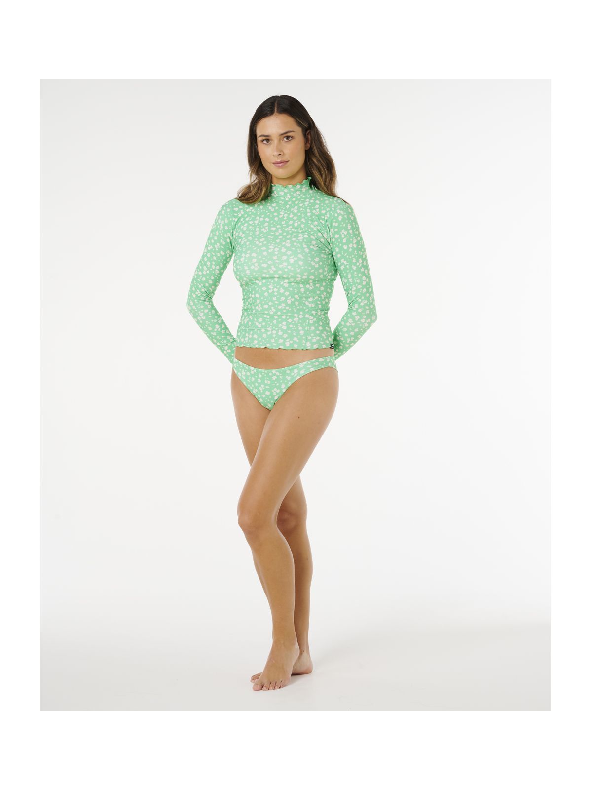 Lycra damska RIP CURL Surf Side Upf Ls Rv zielona