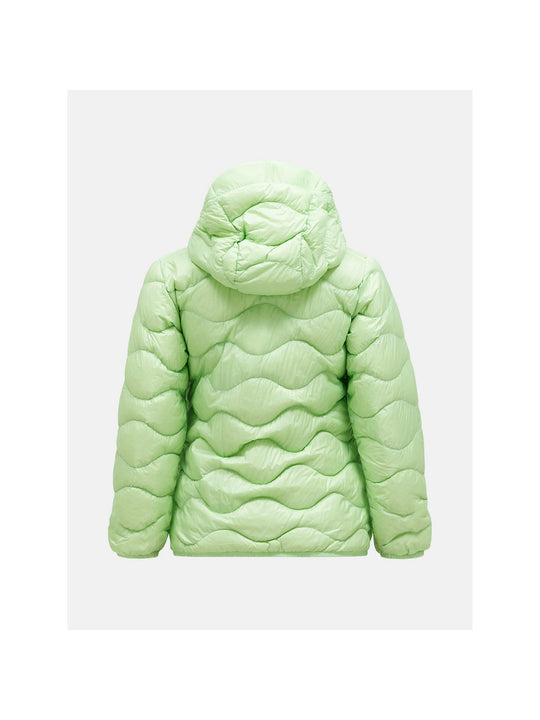 Kurtka puchowa damska PEAK PERFORMANCE Helium Down Hood Jacket Women zielony
