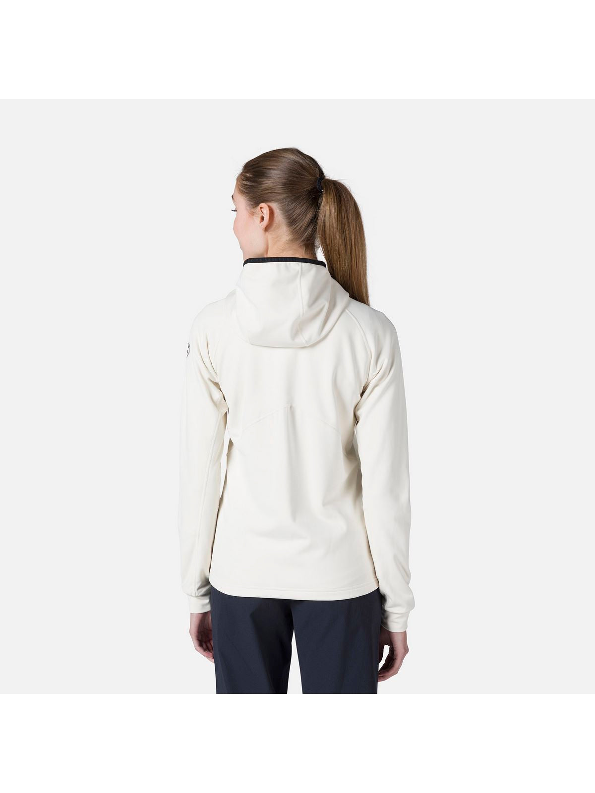 Bluza damska ROSSIGNOL W Mid Layer Thin Fz biała