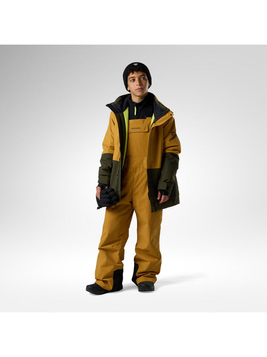 Spodnie narciarskie juniorskie ROSSIGNOL Jr Outerlimits Insulated Bib brązowe
