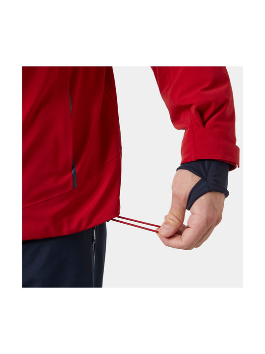 Kurtka narciarska męska HELLY HANSEN ALPHA 4.0 JACKET czerwona

