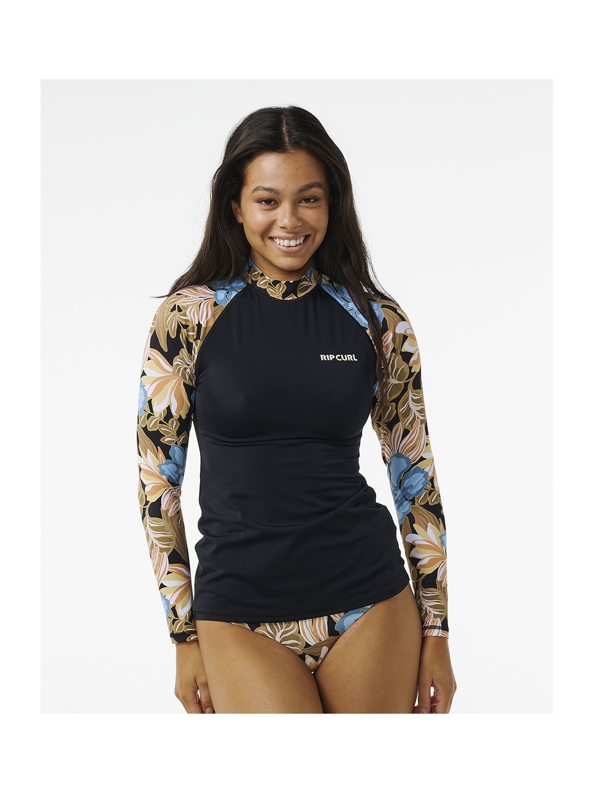 Lycra RIP CURL Follow The Sun Upf 50 L/S czarny - Adventure Sports