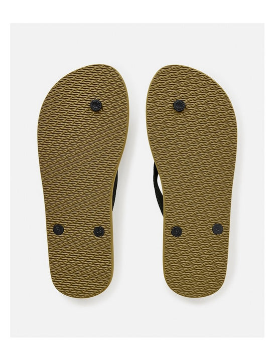 Japonki męskie plażowe RIP CURL Brand Logo Bloom Open Toe oliwkowe
