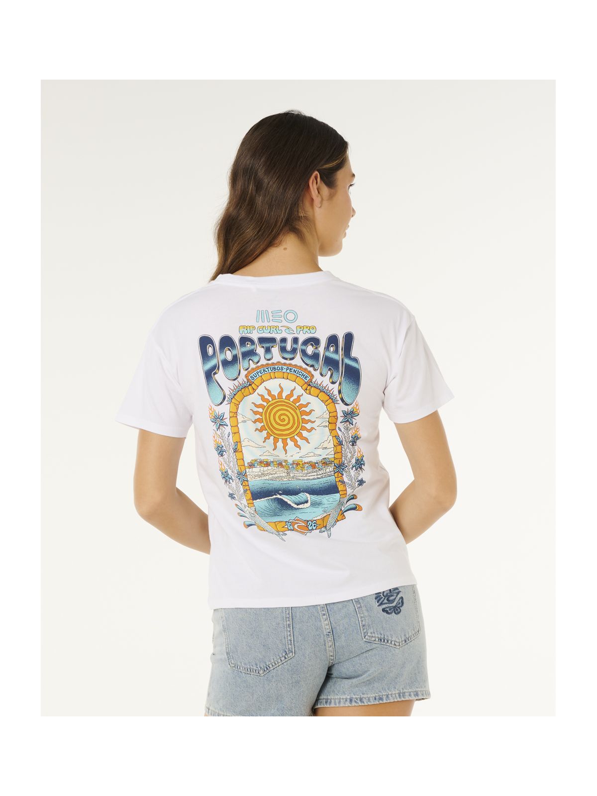 Koszulka damska RIP CURL RIP CURL Pro Peniche 2026 biała