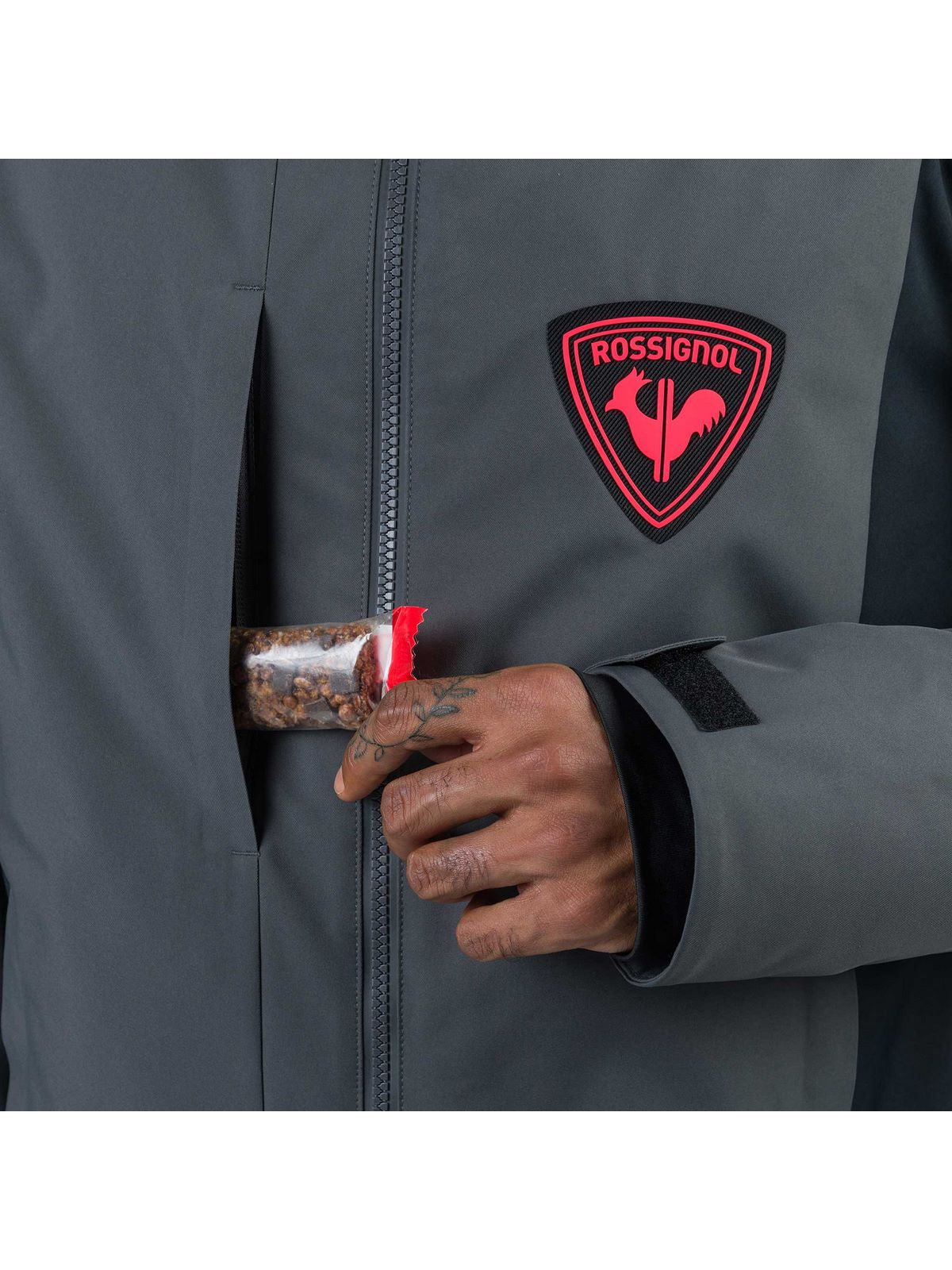 Kurtka narciarska męska Rossignol Hero Velika Jkt szary - Adventure Sports
