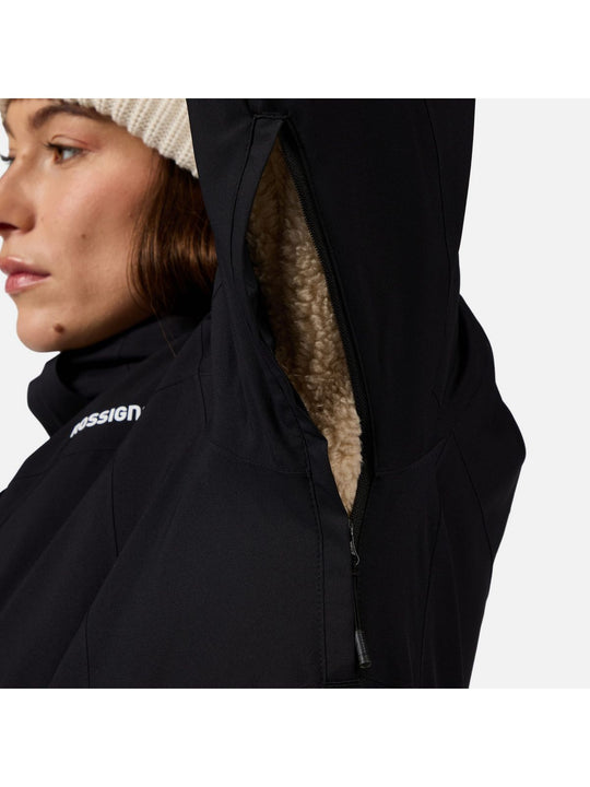 Kurtka narciarska damska ROSSIGNOL W DESAFIO 2L SHELL JKT czarna
