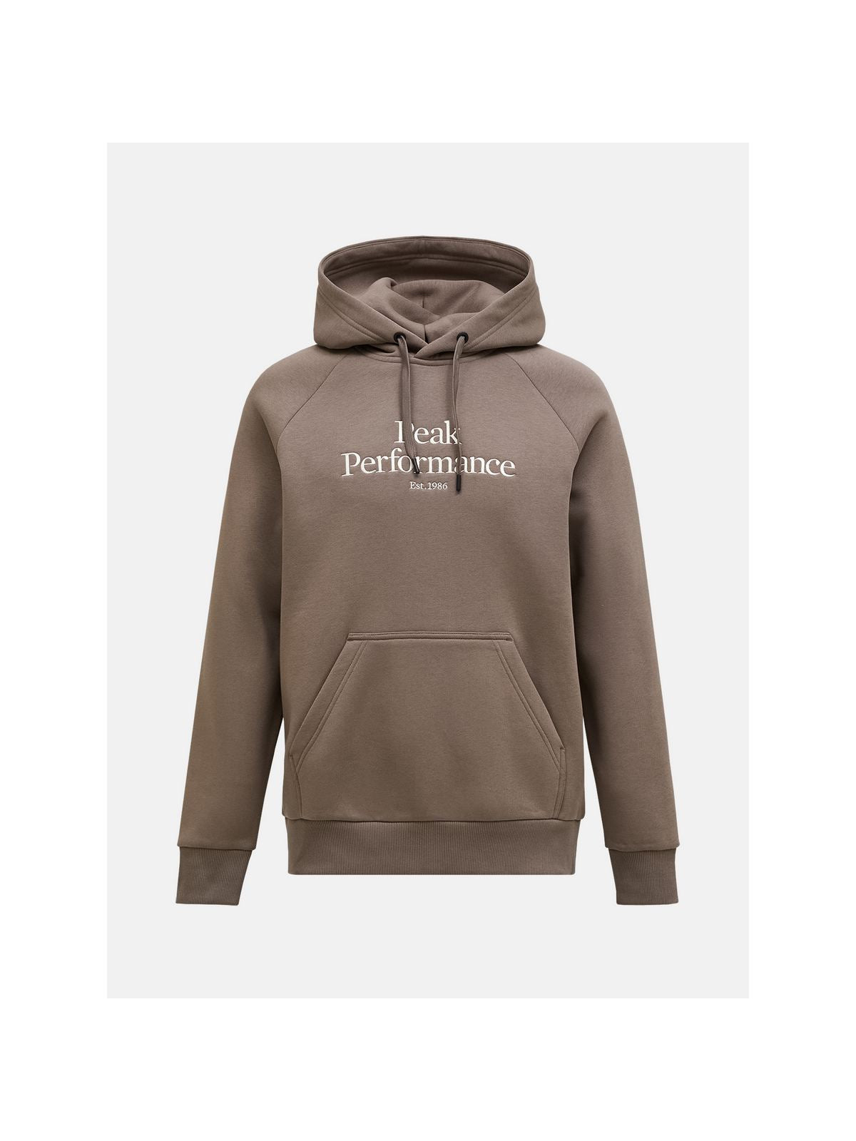 Bluza z kapturem męska PEAK PERFORMANCE Original Hood brązowa