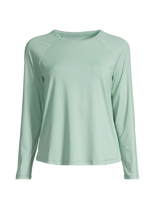 Koszulka treningowa damska CASALL Essential Long Sleeve kolor zielony
