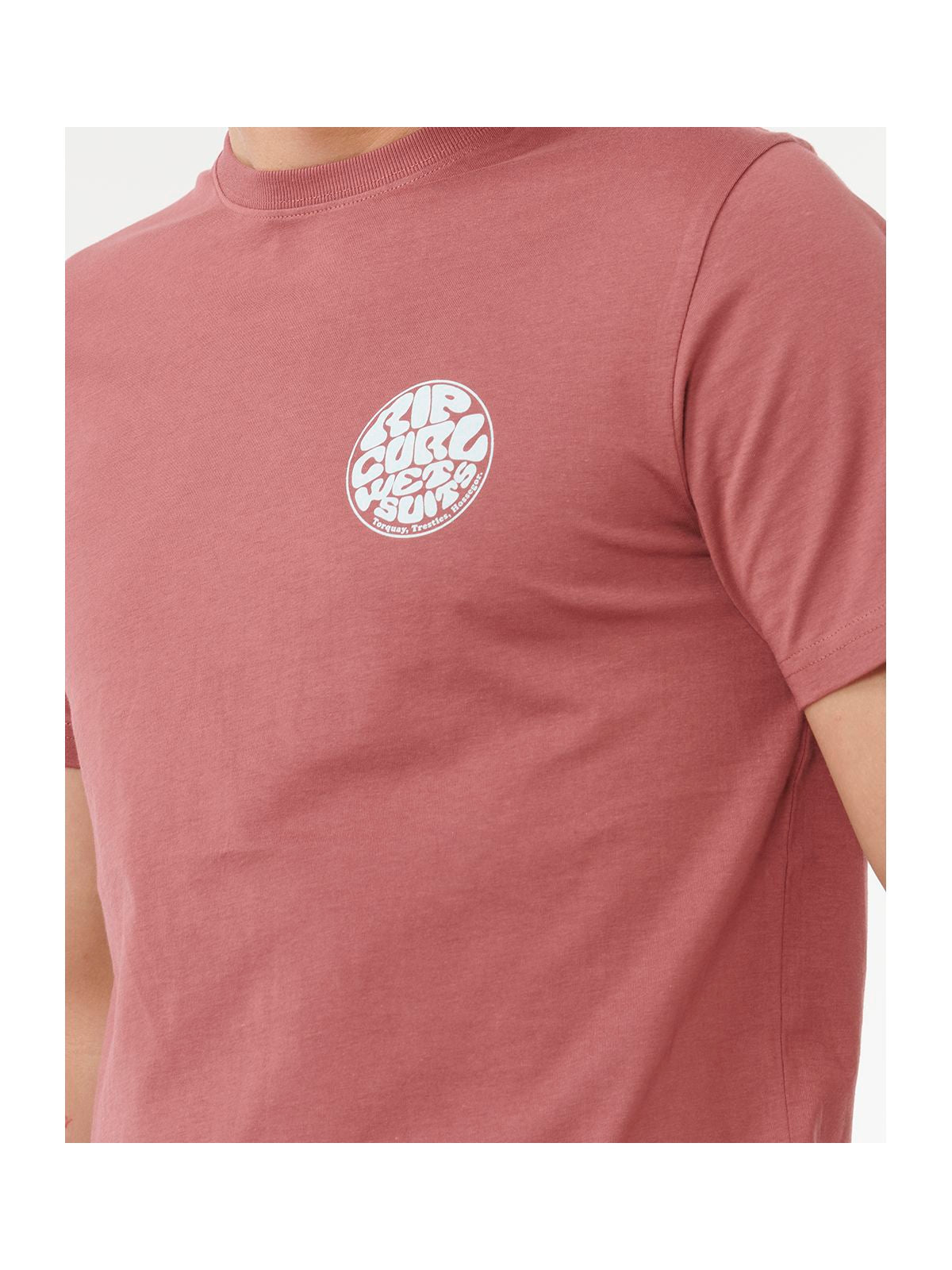 Koszulka RIP CURL WETTIE ICON TEE czerwona