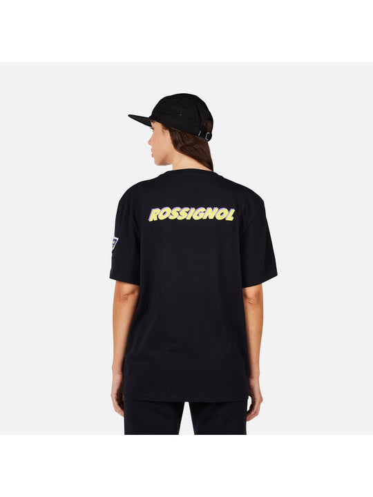 Koszulka unisex ROSSIGNOL SUPER TEE czarna
