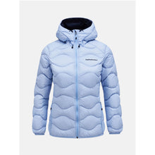 Kurtka Peak Performance W Helium Down Hood Jacket niebieski - Adventure Sports
