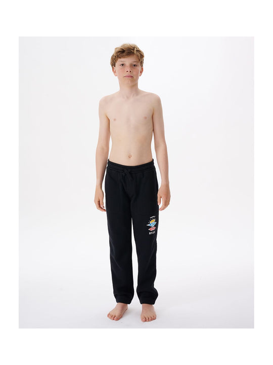Spodnie chłopięce RIP CURL Icons Of Surf Trackpant-Boy czarny
