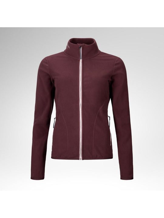 Bluza damska ROSSIGNOL W Polar Fleece Jacket bordowa
