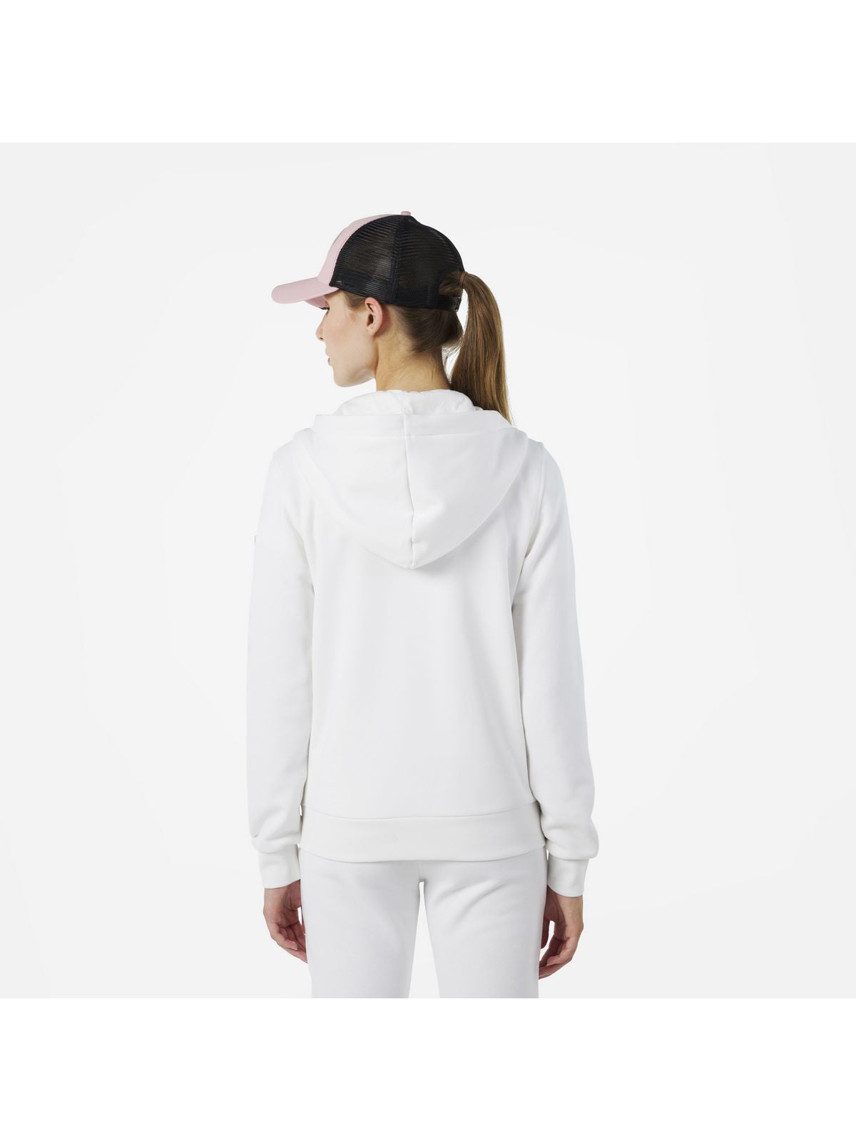 Bluza Rossignol W LOGO SWEAT FZ HOOD FL biały - Adventure Sports