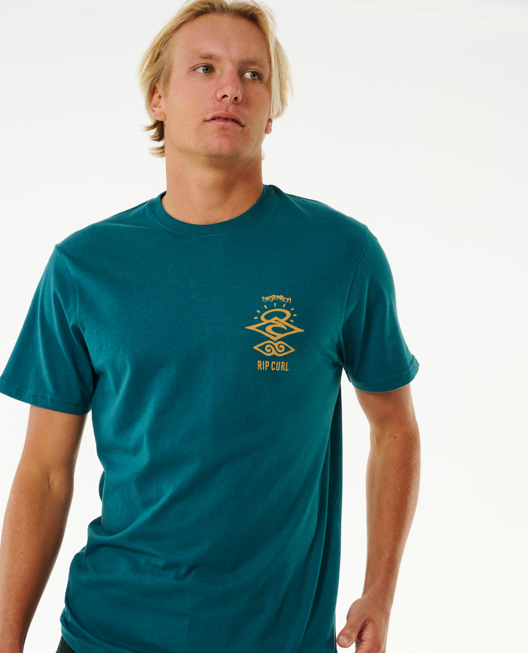 T-Shirt RIP CURL Search Icon Tee niebieski - Koszulka - Adventure Sports