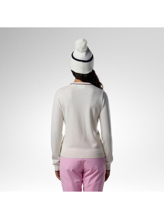 Sweter damski ROSSIGNOL W Jcc Crew Sweater białe
