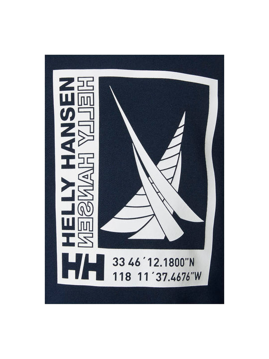 Bluza dresowa dziecięca HELLY HANSEN Jr Port Hoodie granatowy - Adventure Sports
