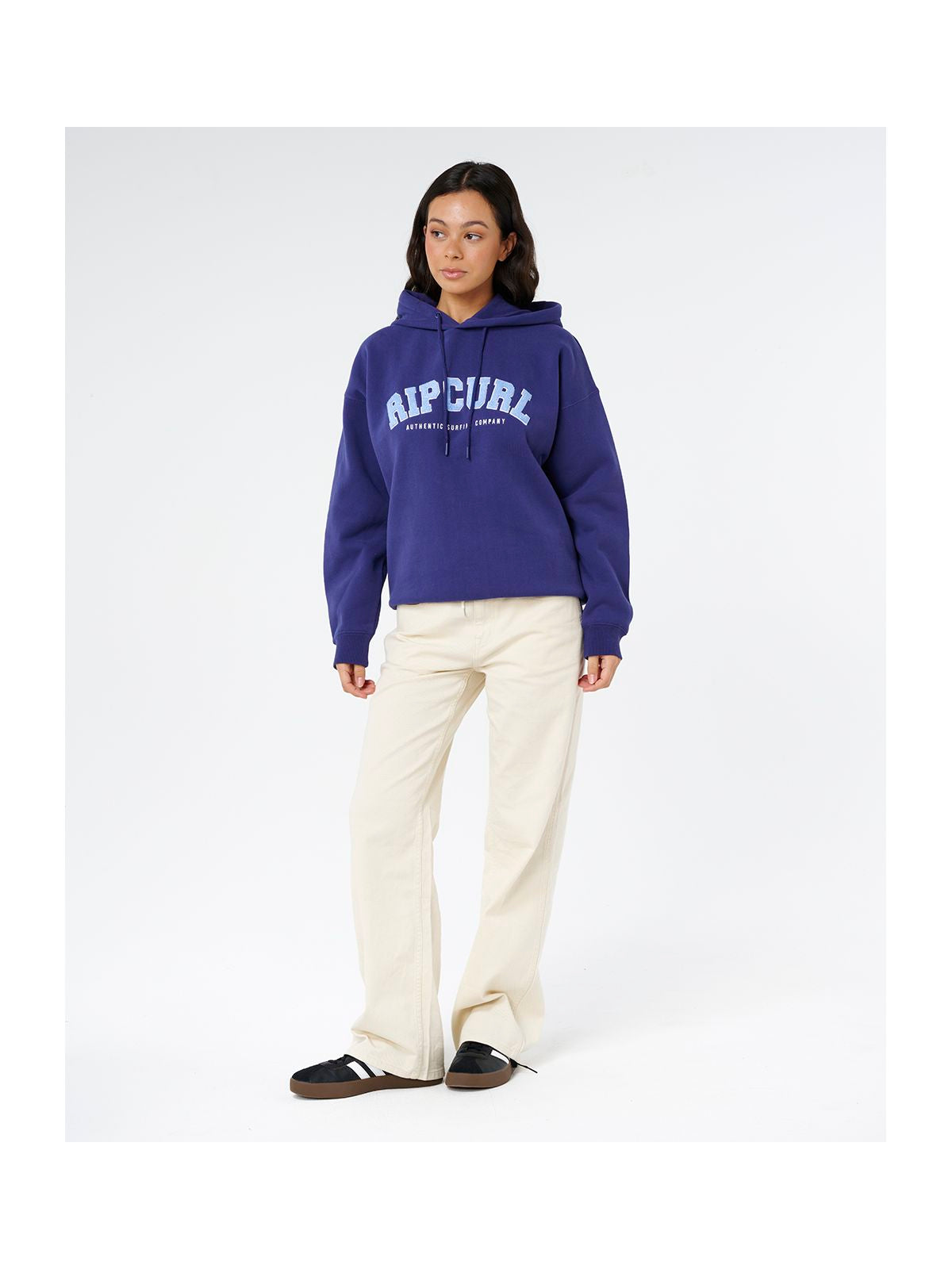 Bluza damska RIP CURL Varsity Hoodie niebieska