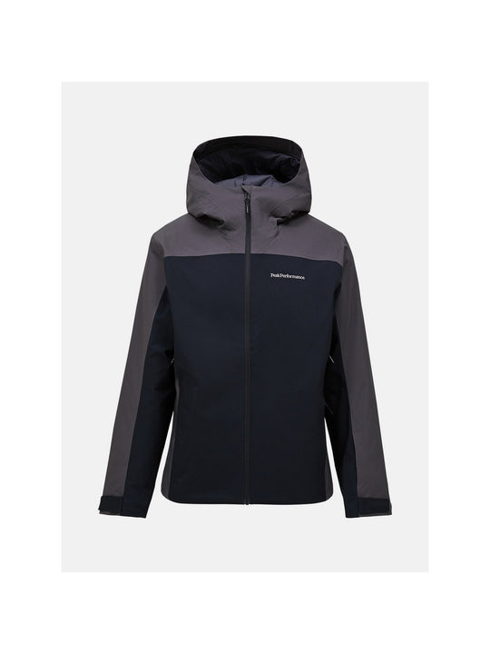 Kurtka narciarska męska PEAK PERFORMANCE Maroon Blocked HIPE 2L Insulated Shell Jacket czarna
