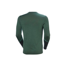 Koszulka męska HELLY HANSEN Lifa Merino Midweight Crew  kolor zielony

