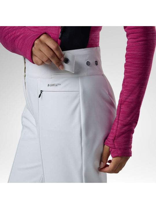 Spodnie narciarskie damskie ROSSIGNOL W Resort Softshell Pant białe
