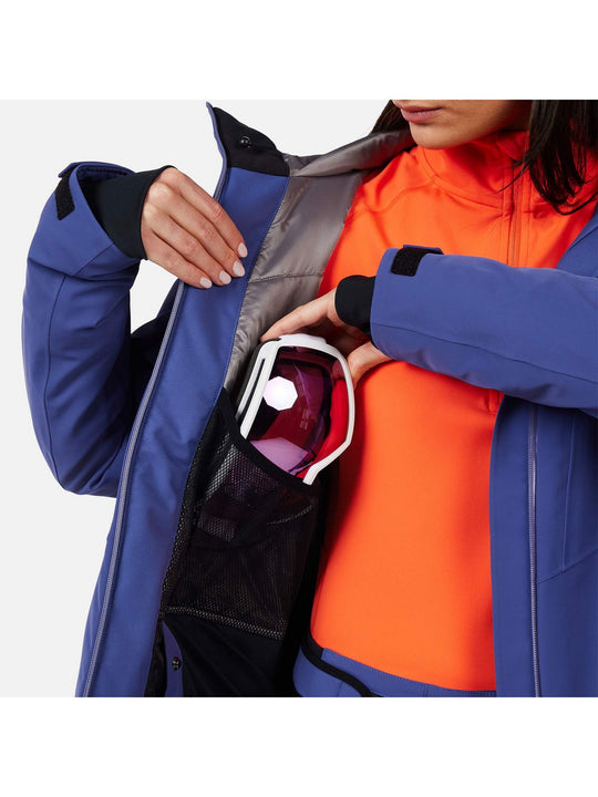Kurtka narciarska damska ROSSIGNOL W Blackside Jkt niebieska
