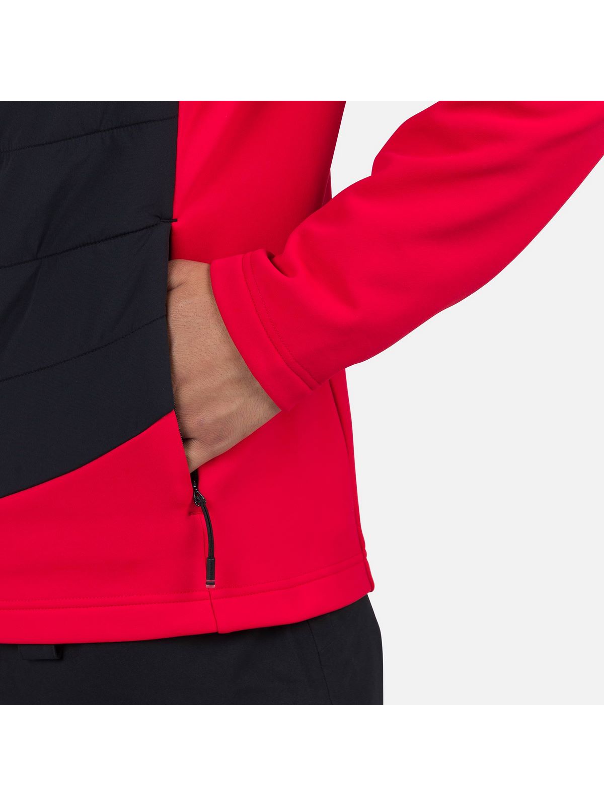 Bluza męska ROSSIGNOL Classique Hybrid Clim Fz czerwony