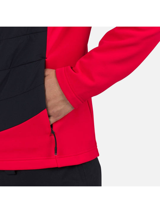 Bluza męska ROSSIGNOL Classique Hybrid Clim Fz czerwony
