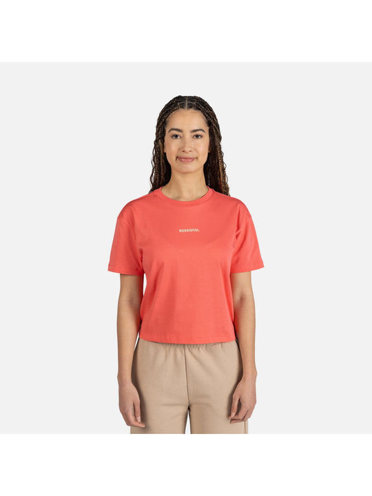 Koszulka damska ROSSIGNOL W Presset Tee różowy - Adventure Sports
