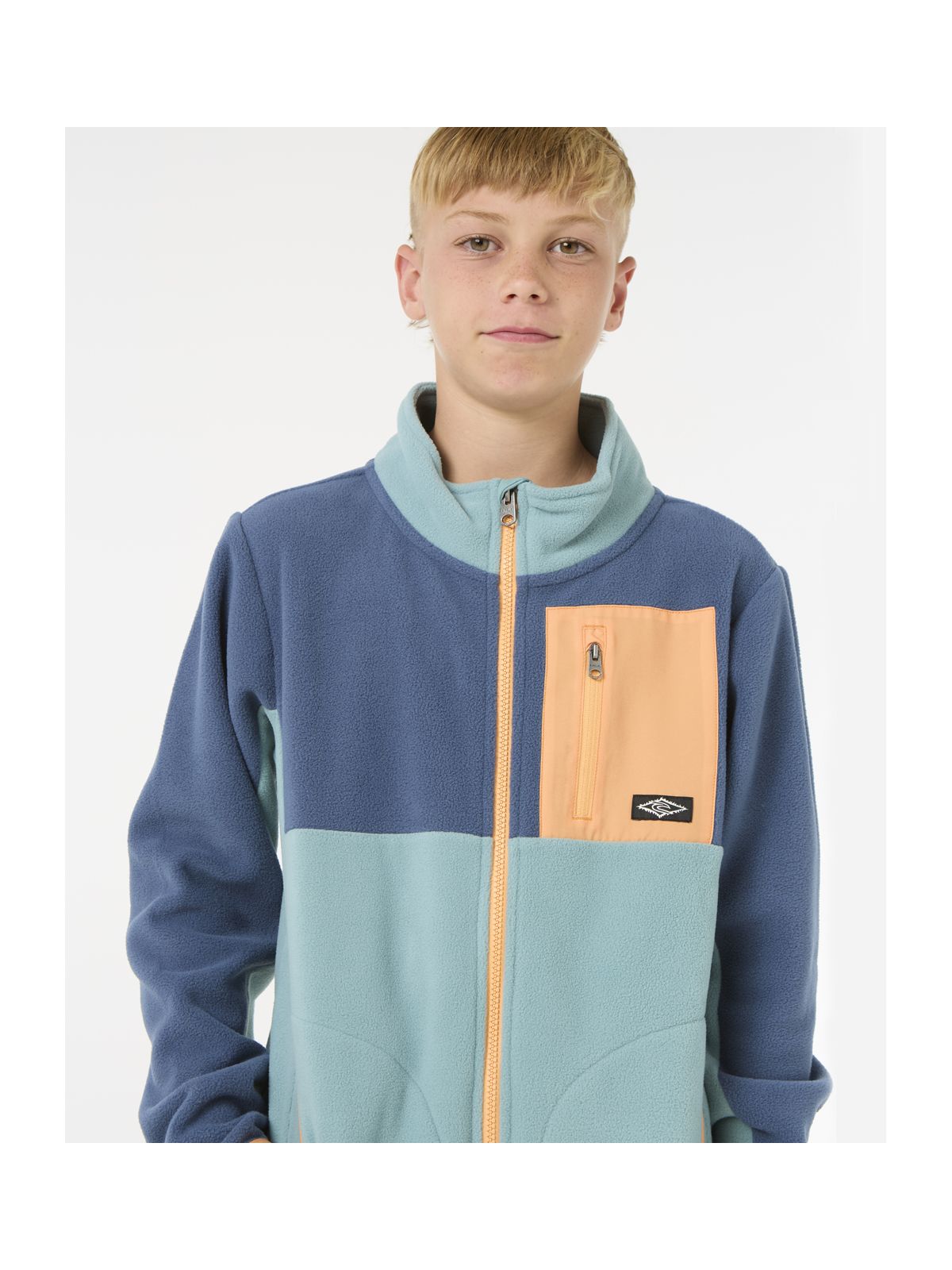 Bluza chłopięca RIP CURL Raw Energy Block Fleece - Boy niebieska