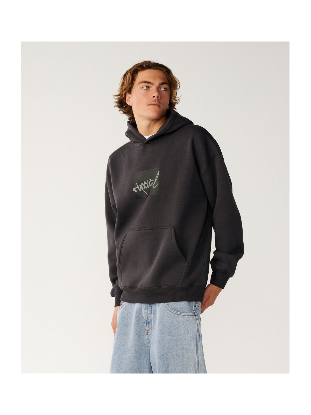 Bluza męska RIP CURL Rip Script Icon Hood czarna