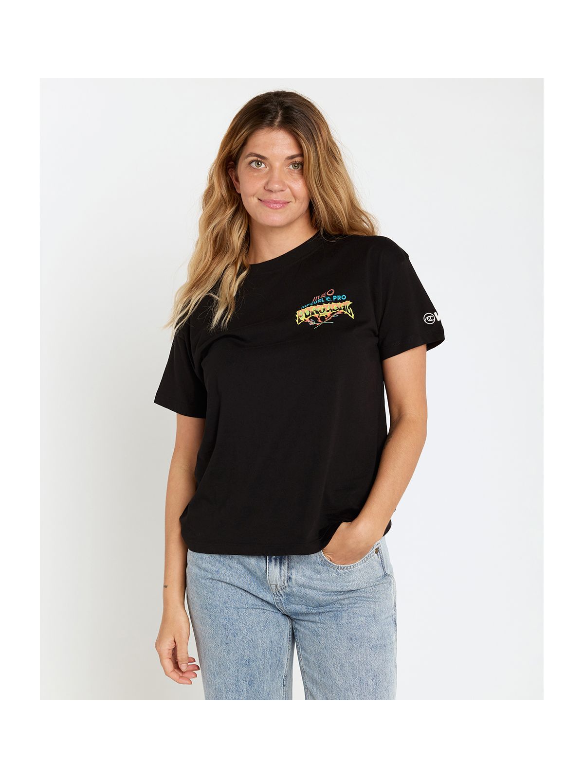 Koszulka RIP CURL Meo Rip Curl Pro 2025 Tee czarny - Adventure Sports