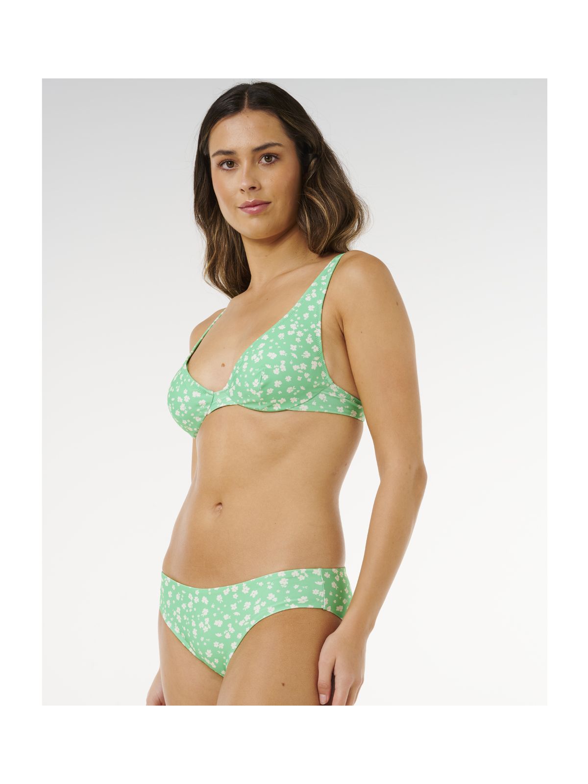 Dół bikini RIP CURL Surf Side Full Pant zielony