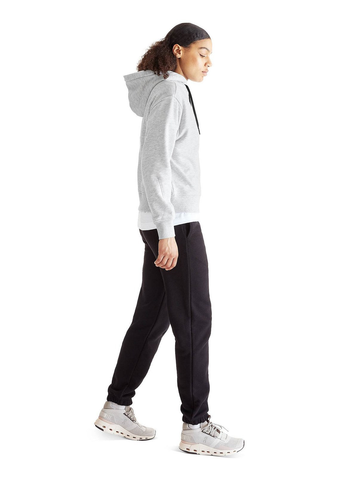 Bluza damska z kapturem ON RUNNING Club Hoodie szary