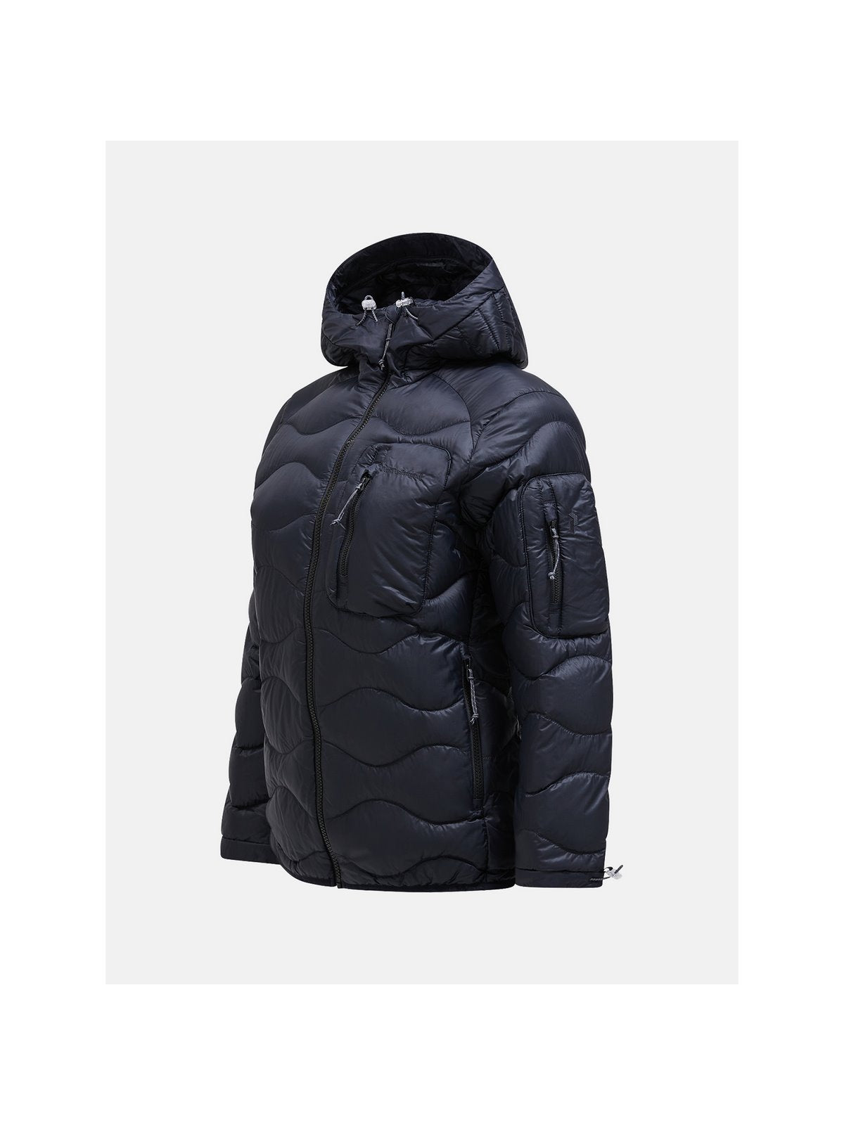 Kurtka puchowa Peak Performance W Helium Utility Down Hood czarny - Adventure Sports