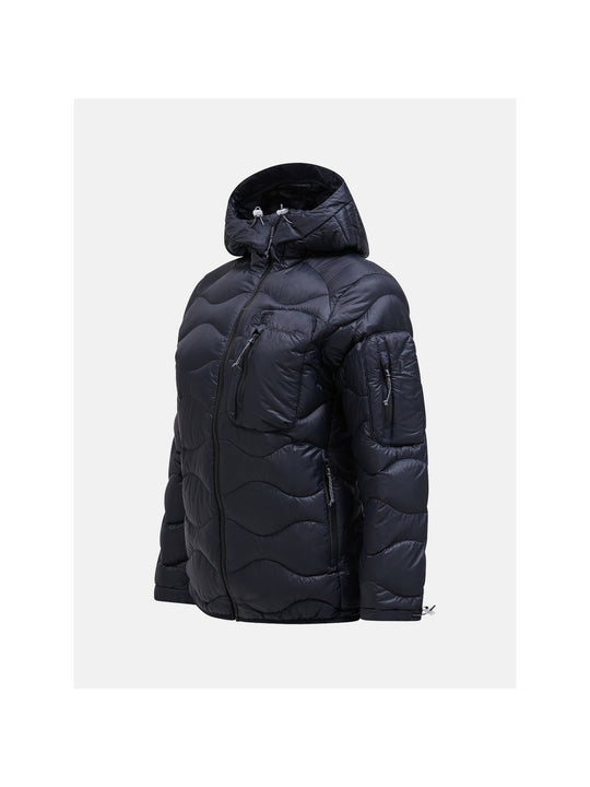 Kurtka puchowa Peak Performance W Helium Utility Down Hood czarny - Adventure Sports
