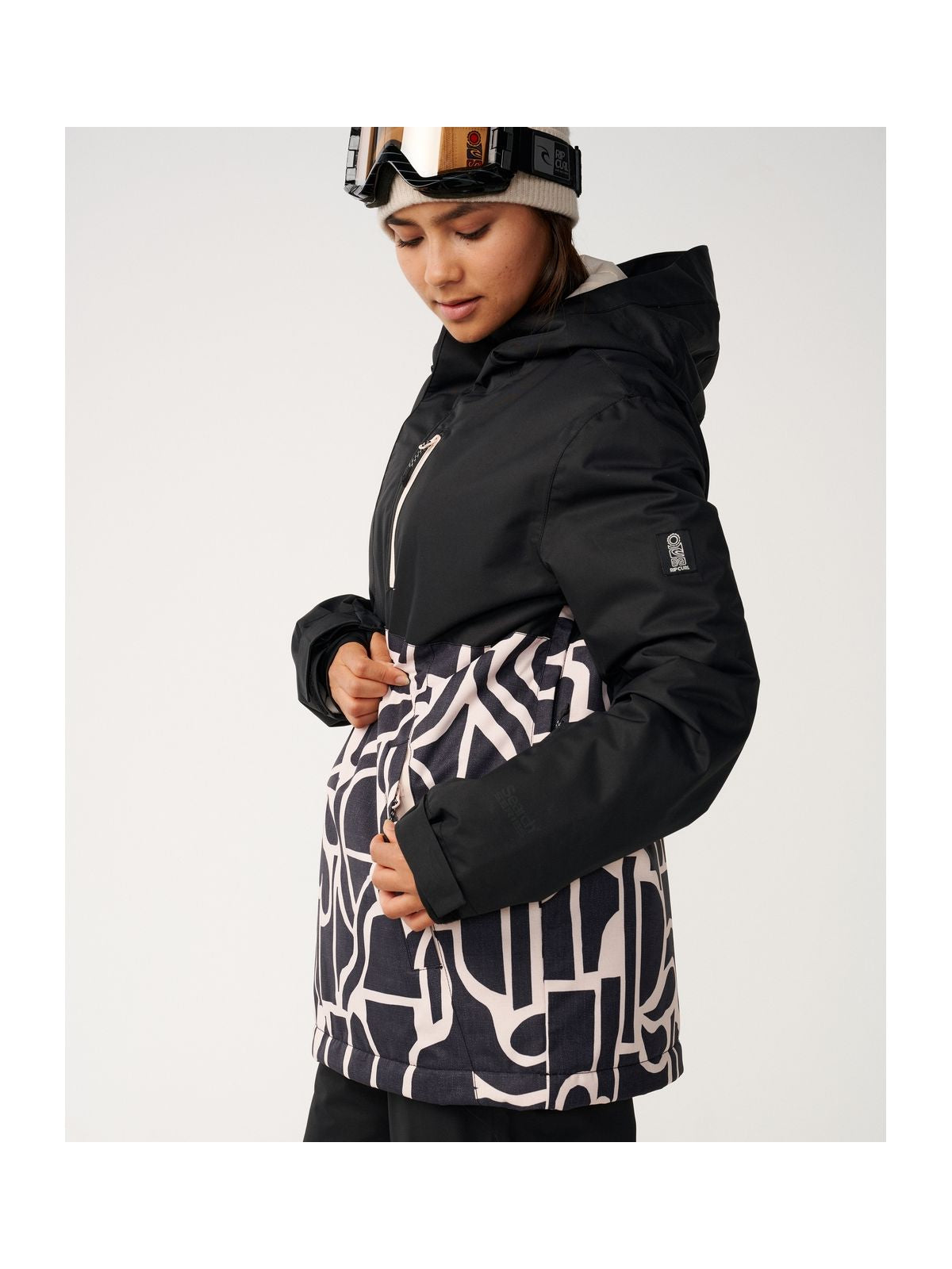 Kurtka damska RIP CURL S-Seriesźanorak Jkt 10K/10K czarna