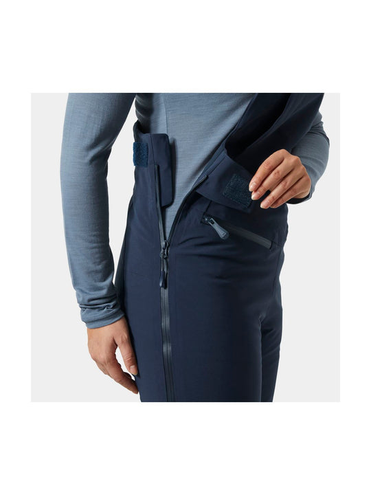 Spodnie narciarskie damskie HELLY HANSEN W ALPHELIA BIB PANT granatowe
