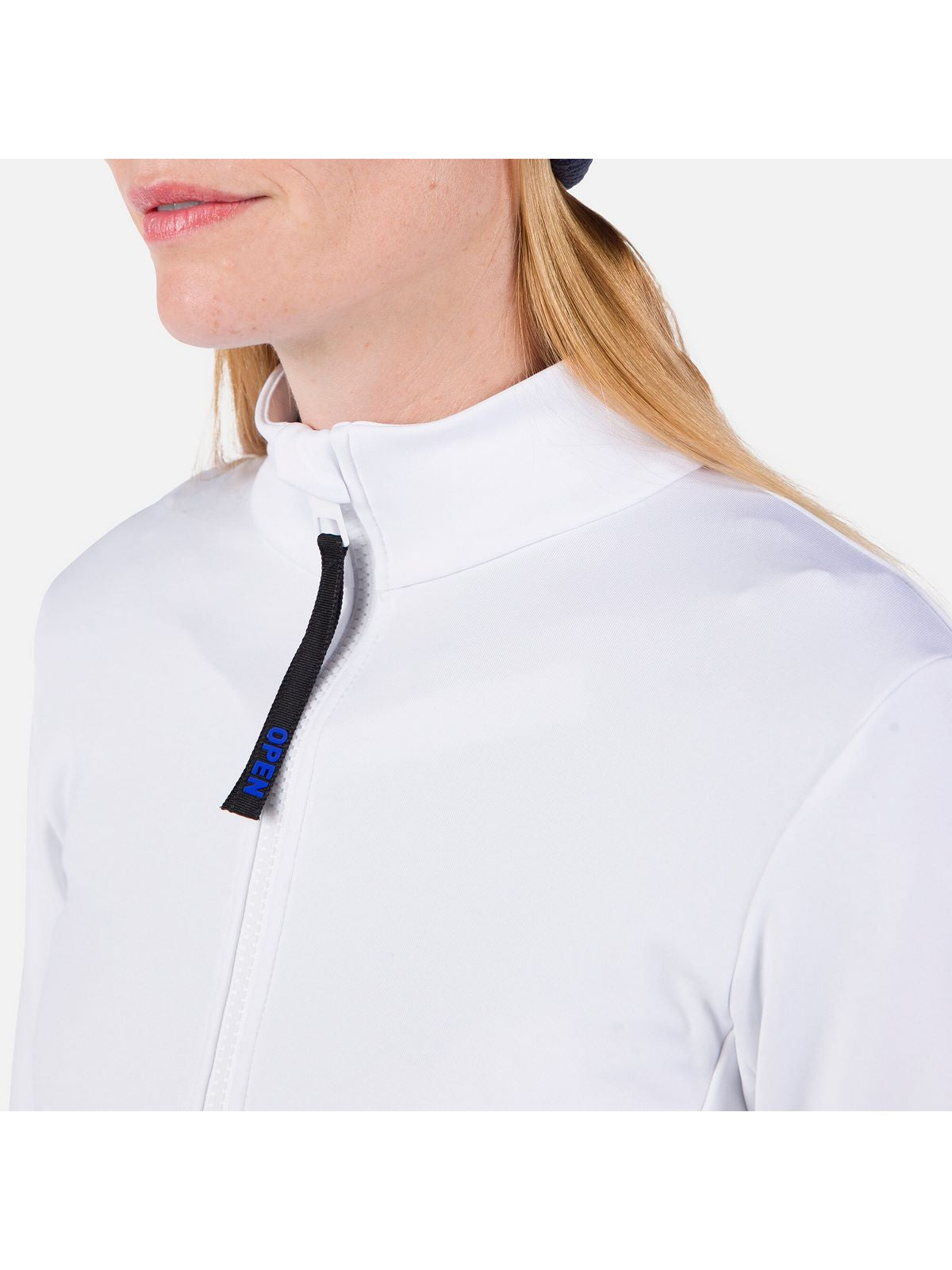 Bluza narciarska damska Rossignol W Climi Jkt biała - Adventure Sports