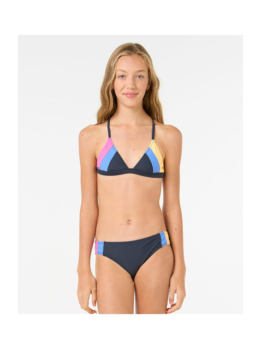 Kostium Kąpielowy RIP CURL Block Party Bikini -Girl - granatowy
