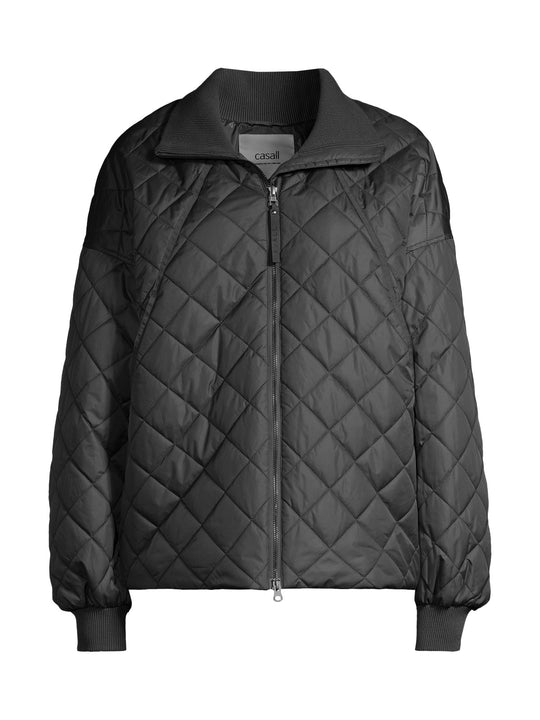 Kurtka damska CASALL Nordic Quilted Jacket kolor czarny
