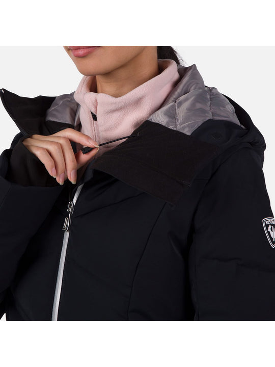 Kurtka ocieplona PrimaLoftem Rossignol W Blackside Puffy Jkt czarny - narciarska - Adventure Sports
