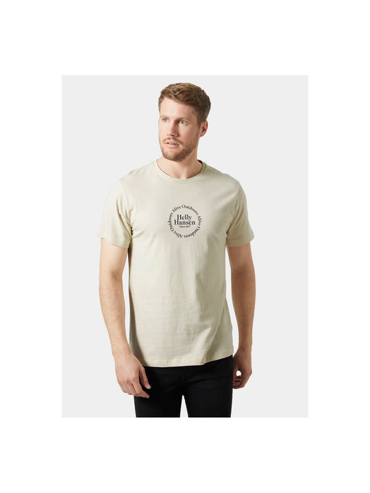 Koszulka HELLY HANSEN Core Graphic T beżowy - Adventure Sports
